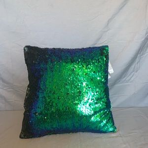 Reversible Sequin pillow